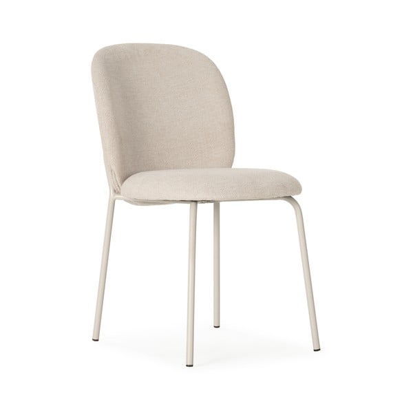 Kremowe krzesła zestaw 4 szt. Daia – Marckeric
