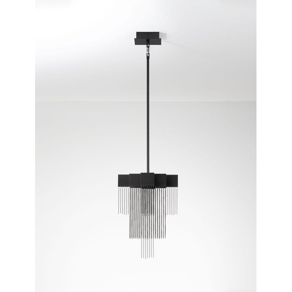 Stalowa lampa wisząca LED ze ściemniaczem w kolorze matowej czerni Revια – Nova Luce-image-4