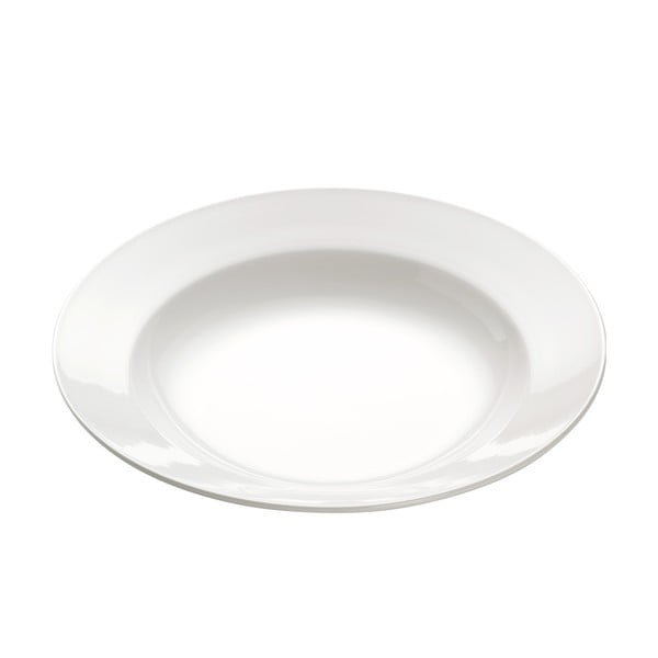 Biały porcelanowy talerz na makaron Maxwell & Williams Basic Bistro, ø 28 cm