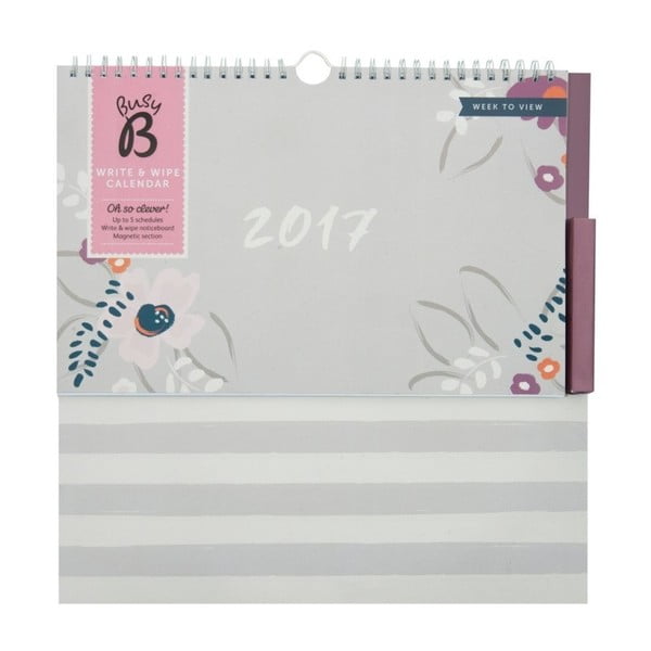 Kalendarz Busy B Write And Wipe 2017