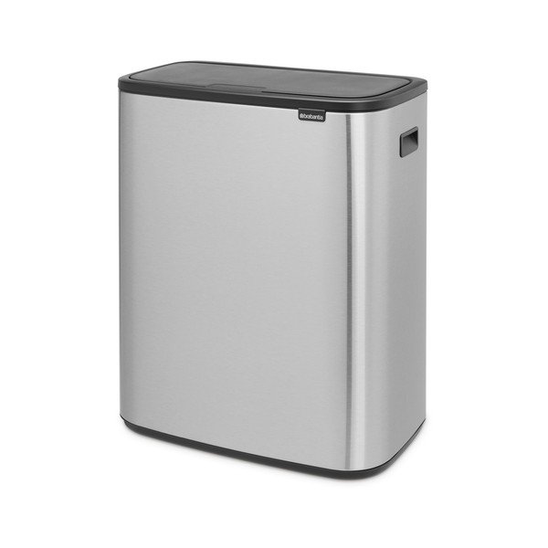 Stalowy kosz na śmieci otwierany na dotyk w kolorze matowego srebra 60 l Bo Touch Bin – Brabantia-image-3