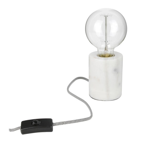 Biała lampa stołowa Le Studio Carrare Tube Lamp