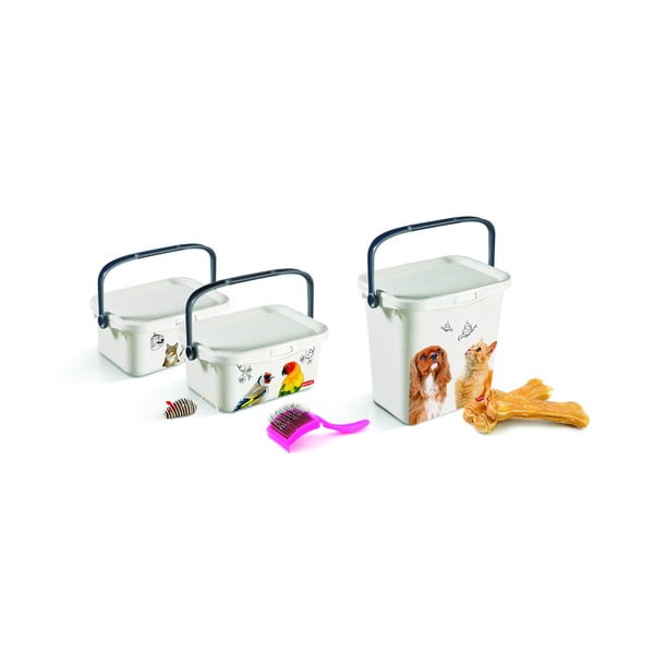 Biały pojemnik z pokrywą Curver, 6 l-image-2