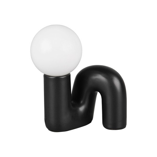 Czarna lampa stołowa ceramiczna (wysokość 21,5 cm) Quinn – Reality