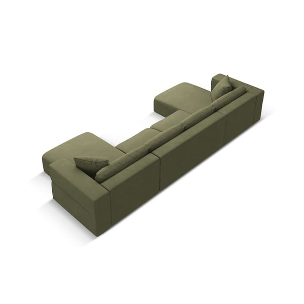 Jasnozielony narożnik (w kształcie litery U) Esther – Milo Casa-image-3