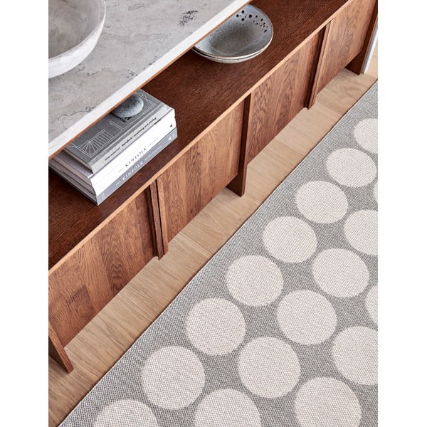 Beżowo-kremowy chodnik odpowiedni na zewnątrz 70x160 cm Hugo Linen Vanilla – Pappelina-image-3