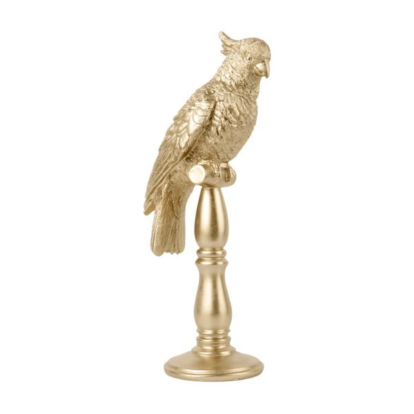 Figurka w kształcie papugi w kolorze złota PT LIVING Cockatoo, wys. 40 cm