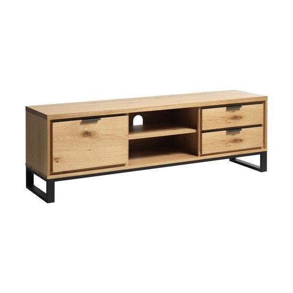 Szafka pod TV w dekorze dębu 170x55 cm Livorno – Unique Furniture-image-2