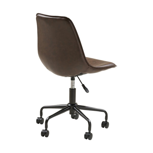 Ciemnobrązowe krzesło biurowe Monaco – House Nordic-image-4