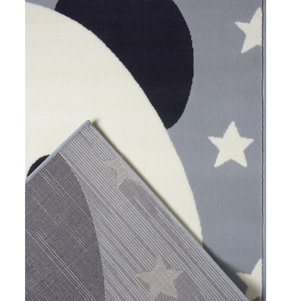Szary dywan dziecięcy 150x80 cm Panda Pebbles – Hanse Home-image-3