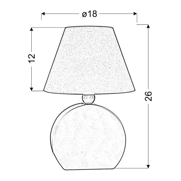 Żółta lampka dziecięca Ofelia – Candellux Lighting-image-1