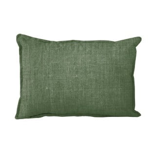 Zielona poduszka dekoracyjna Really Nice Things Lino Moss, 35x50 cm