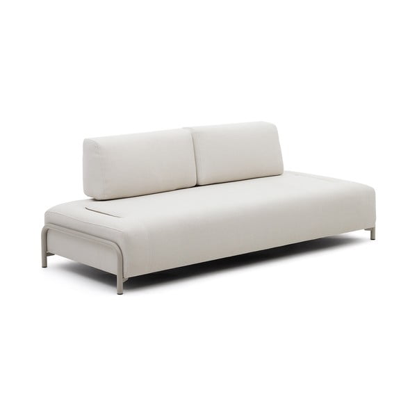 Beżowa sofa modułowa  z tkaniny szenilowej 232 cm Compo – Kave Home-image-2