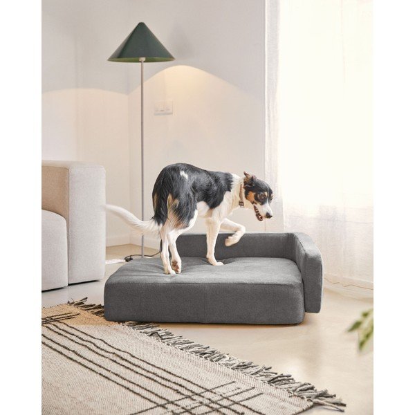 Ciemnoszare legowisko dla psa 96x70 cm Bowie – Kave Home-image-4