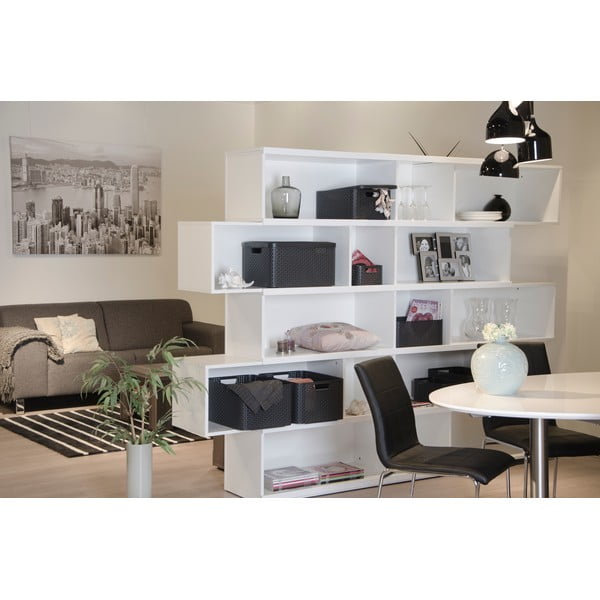 Ciemnobrązowy plastikowy pojemnik z pokrywką 29x39x19 cm Style – Curver-image-1