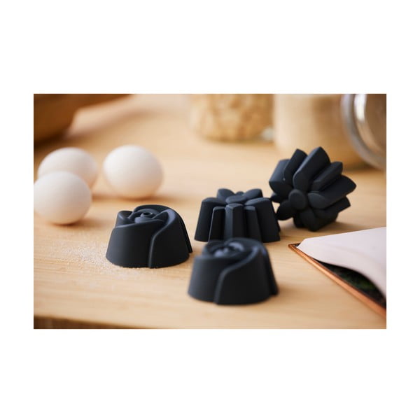 Silikonowe formy do pieczenia muffinów zestaw 6 szt. ø 7 cm Rose – Blomsterbergs-image-4