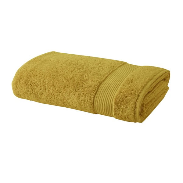 Musztardowy ręcznik bawełniany Bella Maison Basic, 30x50 cm