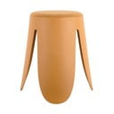 Plastikowy stołek w kolorze ochry Savor  – Leitmotiv