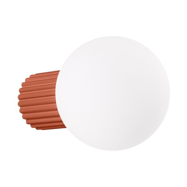 Pomarańczowy kinkiet ø 12 cm Orbital – Sollux