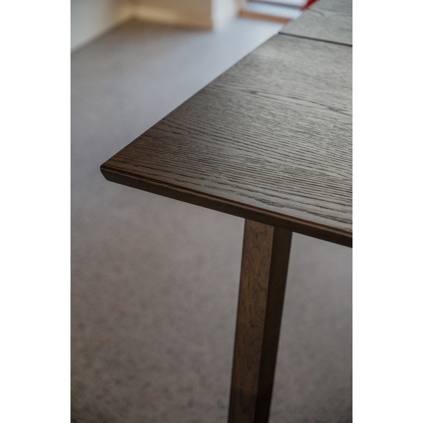 Rozkładany stół z blatem w dekorze dębu 90x180 cm Melfort – Rowico-image-3