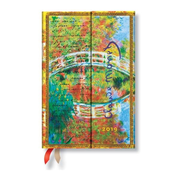 Kalendarz na 2019 rok Paperblanks Letter to Morisot Horizontal, 10x14 cm