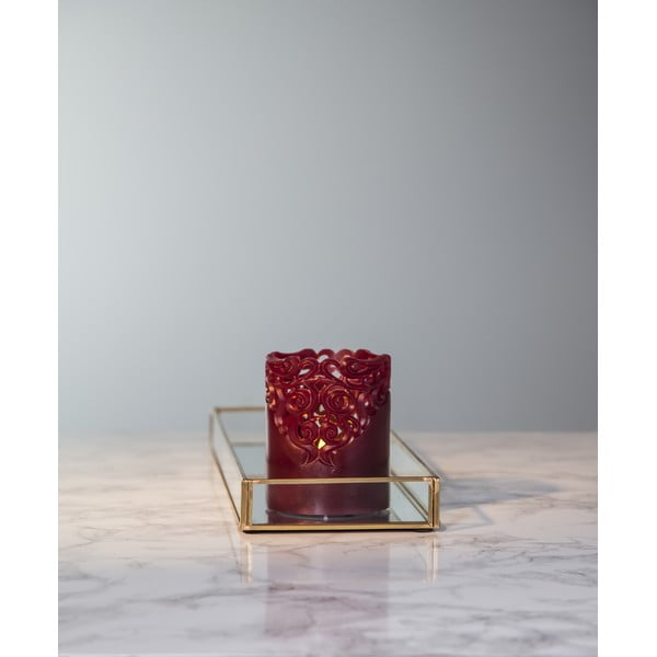 Czerwona woskowa świeczka LED Star Trading Clary, wys. 10 cm-image-4