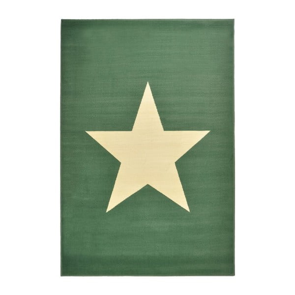 Zielony dywan dziecięcy dywan Hanse Home Star, 140x200 cm