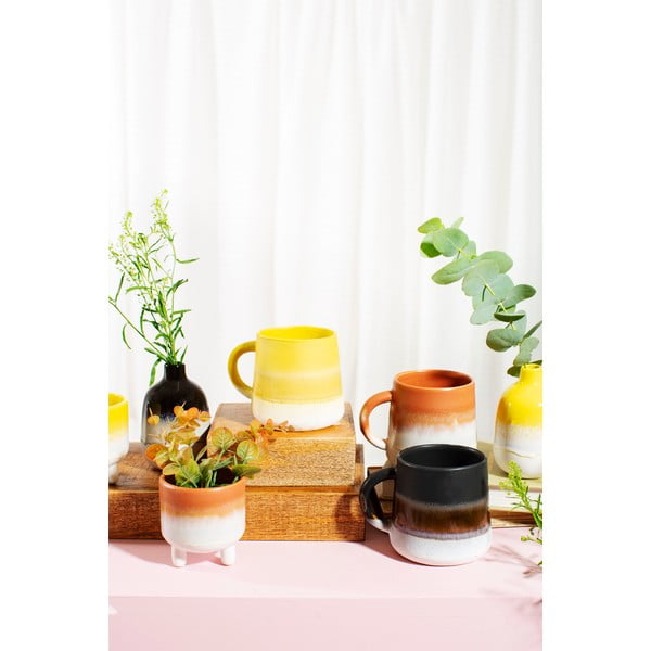 Czarny kamionkowy kubek 360 ml Mojave – Sass & Belle-image-4