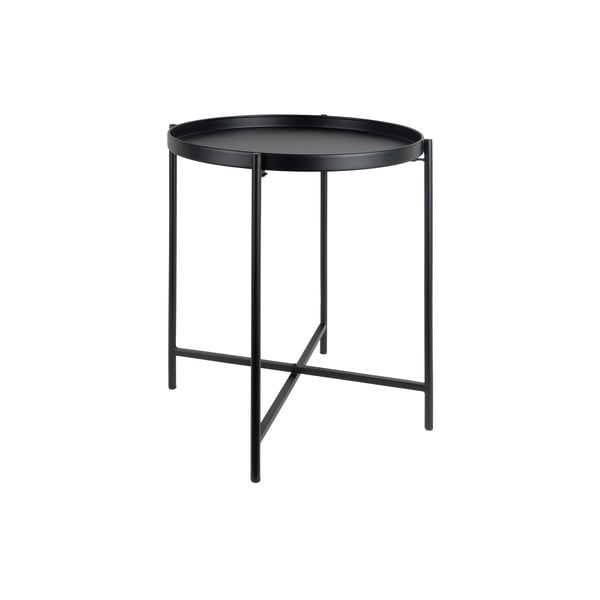 Metalowy okrągły stolik ø 40 cm Meseta  – Leitmotiv