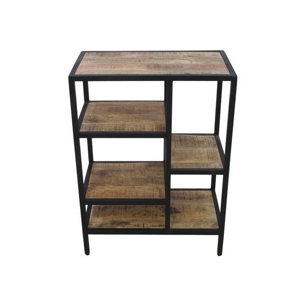 Regał z drewna mangowca HSM collection Levels, wys. 80 cm-image-4