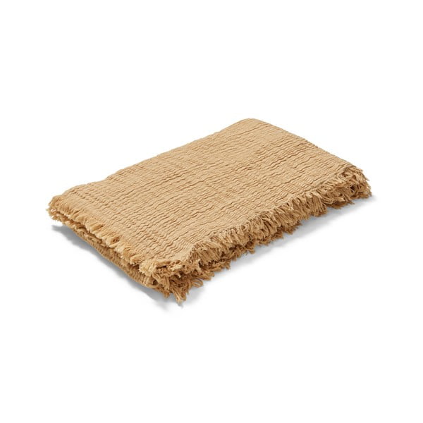 Beżowa narzuta na łóżko dwuosobowe 240x260 cm Reloved – JUNA-image-4