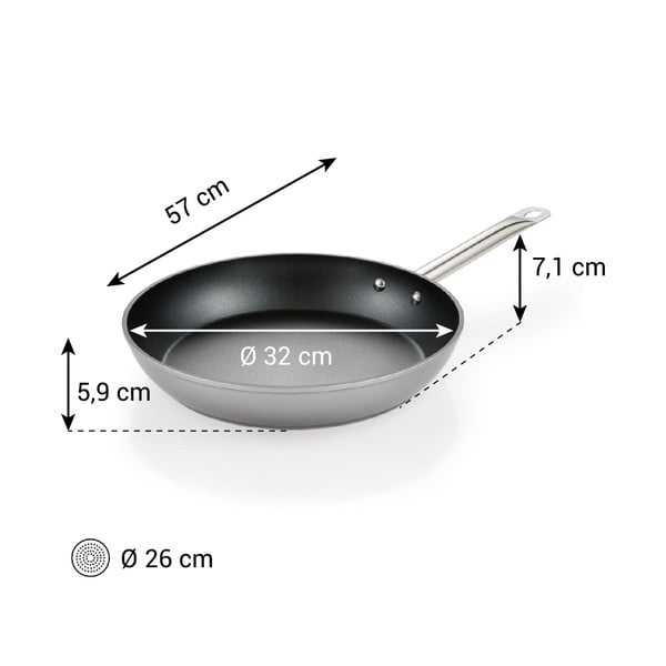 Patelnia aluminiowa z powłoką nieprzywierającą ø 32 cm GrandChef+ – Tescoma-image-1