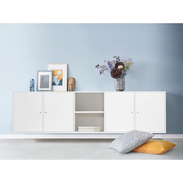 Biały regał wiszący 220x61 cm Mistral – Hammel Furniture-image-1