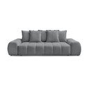 Ciemnoszara sofa z tkaniny szenilowej 278 cm Everest – Bobochic Paris