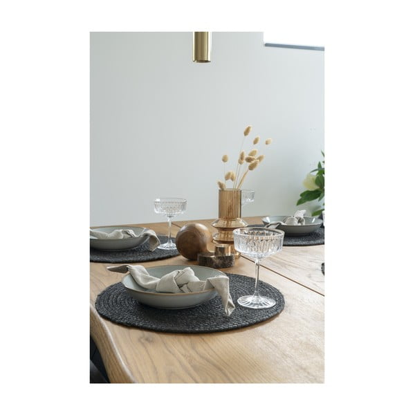 Maty stołowe z juty zestaw 4 szt. ø 38 cm Bombay – House Nordic-image-1