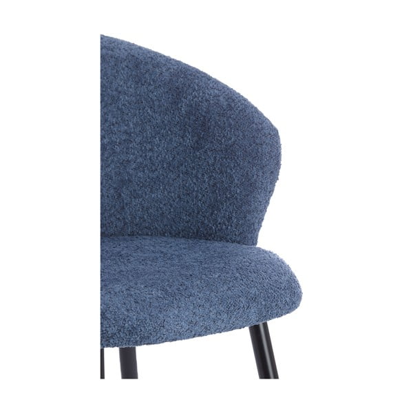 Niebieskie metalowe fotele jadalniane zestaw 2 szt. Radaja – Light & Living-image-1