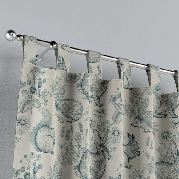 Zasłona dziecięca 260x130 cm Magic Collection – Yellow Tipi-image-4