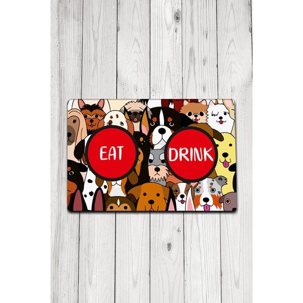 Podkładka pod miskę dla psa Petpetite Dog's Bowl, 70 x 45 cm-image-1