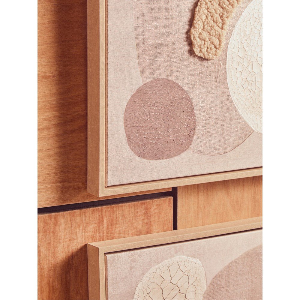 Obrazy zestaw 2 szt. 3D z ramą w zestawie/na płótnie 40x40 cm Astratto – Premier Housewares (zdjęcie 11)