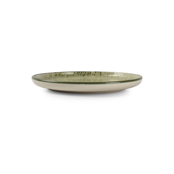 Zielony/kremowy kamionkowy talerz deserowy ø 20 cm Gravel – ONA-image-2