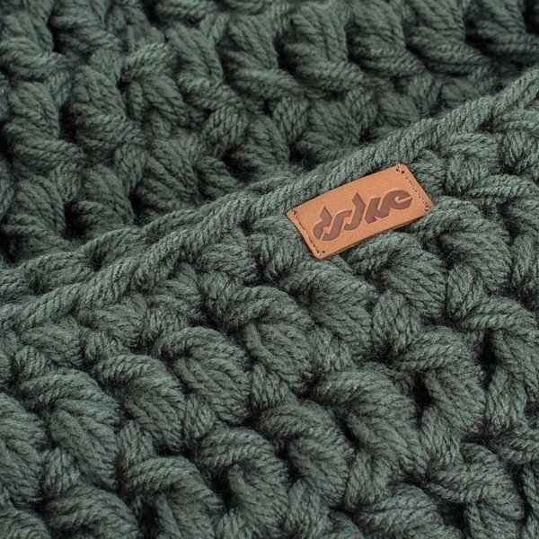 Oliwkowy szalik/komin szydełkowy DOKE Tommy-image-1