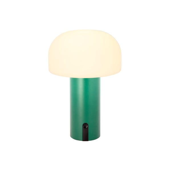 Biało-zielona lampa stołowa LED (wysokość 22,5 cm) Styles – Villa Collection