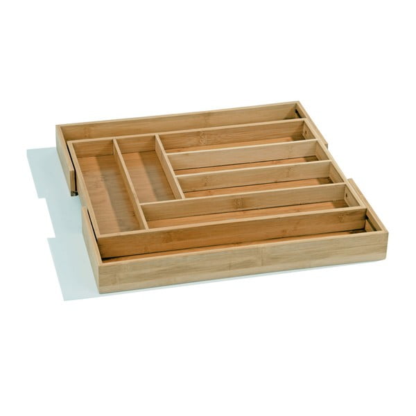 Bambusowy wkład o szuflady na sztućce, 44,3x32,5 cm