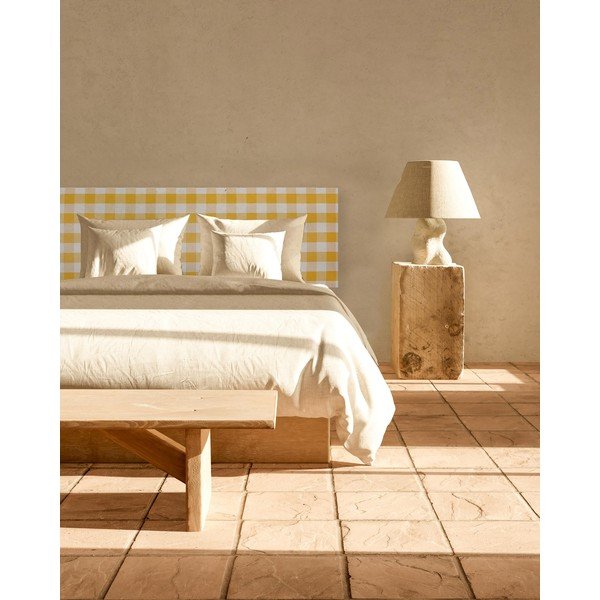 Żółty tapicerowany zagłówek 165x52 cm Billie – Really Nice Things-image-1