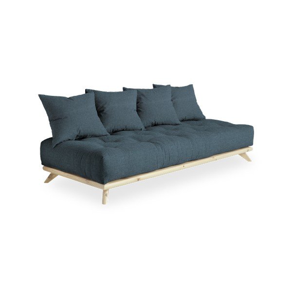 Sofa z ciemnoniebieskim obiciem Karup Design Senza Natural/Deep Blue-image-3