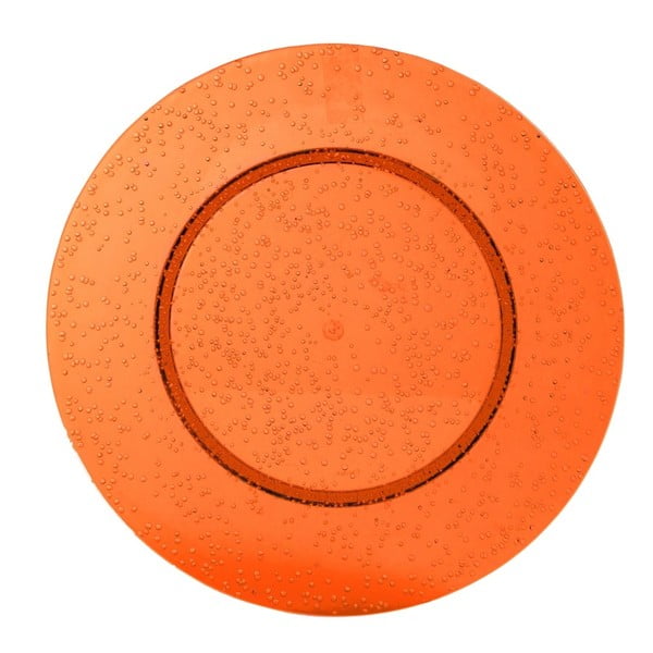 Pomarańczowy talerz z tworzywa sztucznego Navigate Bubble