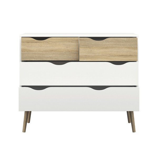 Komoda z 4 szufladami Evergreen House Delta Drawers-image-3
