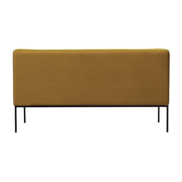 Żółta aksamitna sofa Windsor & Co Sofas Neptune, 145 cm-image-4