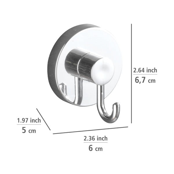 Szary samoprzylepny zestaw akcesoriów łazienkowych Milazzo – Wenko-image-2