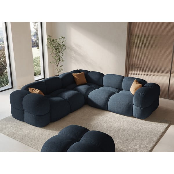 Ciemnoniebieski narożnik Loretto – Cosmopolitan Design-image-1